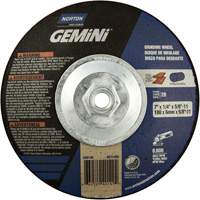 Gemini&reg; Saucer Wheel, 7" x 1/4", 5/8"-11 Arbor, Aluminum Oxide, Type 28 Nuna Depot Inc.