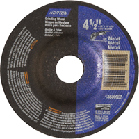 Depressed Centre Metal Grinding Wheels, 4-1/2" x 1/4", 7/8" Arbor, Aluminum Oxide, Type 27 Nuna Depot Inc.