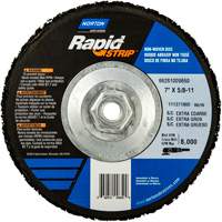 Bear-Tex&reg; Rapid Strip Non-Woven Depressed Center Discs, 7" Dia., Extra Coarse Grit, Silicon Carbide Nuna Depot Inc.