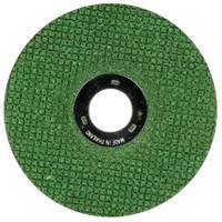 Green Corps Flexible Grinding Wheel, 4-1/2" x 1/8", 7/8" Arbor, Ceramic, Type 27 Nuna Depot Inc.