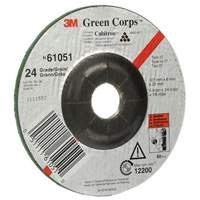 Green Corps Flexible Grinding Wheel, 5" x 1/4", 7/8" Arbor, Ceramic, Type 1 Nuna Depot Inc.