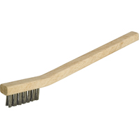 Small Cleaning Industrial-Duty Scratch Brush, Stainless Steel, 3 x 7 Wire Rows, 7-3/4" Long Nuna Depot Inc.
