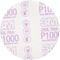 Hookit Finishing Film Disc, 5" Dia., P1000 Grit, Aluminum Oxide Nuna Depot Inc.