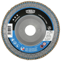 Heavy-Duty C-Trim Flap Disc, 6" x 7/8", Type 29, 40 Grit, Zirconium Nuna Depot Inc.