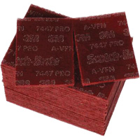 Scotch-Brite 7447 Hand Pads, Aluminum Oxide, 9" x 6", Very Fine Grit Nuna Depot Inc.