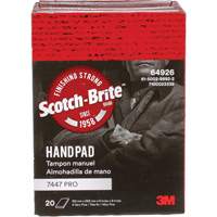 Scotch-Brite 7447 Hand Pads, Aluminum Oxide, 9" x 6", Very Fine Grit Nuna Depot Inc.
