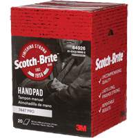 Scotch-Brite 7447 Hand Pads, Aluminum Oxide, 9" x 6", Very Fine Grit Nuna Depot Inc.