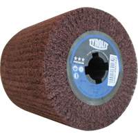 Tambour de conditionnement de surface Pro-Line, 4" dia. x 4" la, 3/4" Arbre, Grain Fin, Oxyde d'aluminium Nuna Depot Inc.