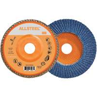AllSteel Flap Disc, 7" x 7/8", Type 27, 40 Grit, Zirconia Alumina Nuna Depot Inc.