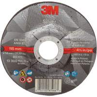 Meule &agrave; tronçonner Silver, 4-1/2" x 0,045", Arbre de 7/8", Type 27, C&eacute;ramique, 13 300 Tr/min Nuna Depot Inc.