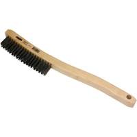 Scratch Brush, Stainless Steel, 3 x 19 Wire Rows, 13-11/16" Long Nuna Depot Inc.