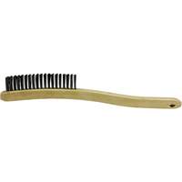 Scratch Brush, Stainless Steel, 3 x 19 Wire Rows, 13-11/16" Long Nuna Depot Inc.