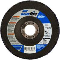 BlueFire Flap Disc, 5" x 7/8", Type 29, 36 Grit, Zirconia Alumina Nuna Depot Inc.