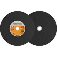 Meule pour scie &agrave; tronçonner AllSteel, 14" x 1/8", Arbre de 25/32", Type 1, Oxyde d'aluminium, 5400 Tr/min Nuna Depot Inc.
