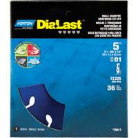 Dialast RightCut Cut-Off Wheel, 5" x 0.05", 7/8" Arbor, Type 01/41, Diamond, 12225 RPM Nuna Depot Inc.