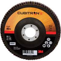 Cubitron II 969F Flap Disc, 5" x 7/8", Type 27, 40+ Grit, Ceramic Nuna Depot Inc.