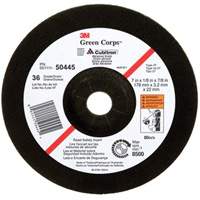 Green Corps Depressed Centre Wheel, 7" x 1/8", 7/8" Arbor, Ceramic, Type 27 Nuna Depot Inc.