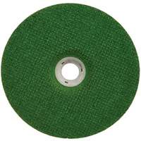 Green Corps Depressed Centre Wheel, 7" x 1/8", 7/8" Arbor, Ceramic, Type 27 Nuna Depot Inc.