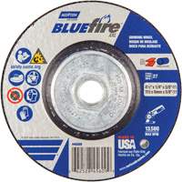 BlueFire&reg; XXL Grinding Wheel, 4-1/2" x 1/4", 5/8" Arbor, Ceramic Alumina, Type 27 Nuna Depot Inc.