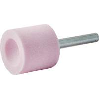 Vitrified Bond Mounted Point, A38, Aluminum Oxide, 1" Dia., 1" L, 80 Grit Nuna Depot Inc.