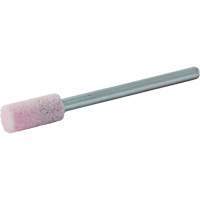 Vitrified Bond Mounted Point, W163, Aluminum Oxide, 1/4" Dia., 1/2" L, 80 Grit Nuna Depot Inc.