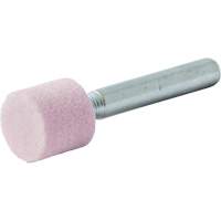 Vitrified Bond Mounted Point, W185, Aluminum Oxide, 1/2" Dia., 1/2" L, 80 Grit Nuna Depot Inc.