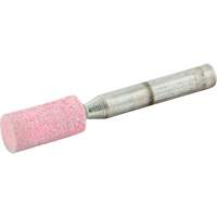 Vitrified Bond Mounted Point, W177, Aluminum Oxide, 3/8" Dia., 3/4" L, 80 Grit Nuna Depot Inc.