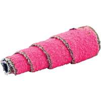 R928 Tapered Spiral Roll, 80 Grit, 1/2" Dia., Ceramic Alumina, 1-1/2" L, 1/8" Arbor Nuna Depot Inc.