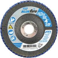 R884P BlueFire&reg; Conical Flap Disc, 4" x 5/8", Type 29, P60 Grit, Zirconia Alumina Nuna Depot Inc.
