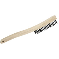 3LH Brosse m&eacute;tallique manuelle, Acier au carbone, 3 x 19 rangs de fils, Longueur 13-3/4" Nuna Depot Inc.
