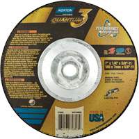 Quantum3 SG Saucer Wheel, 7" x 1/4", 5/8"-11 Arbor, Ceramic Alumina, Type 28 Nuna Depot Inc.