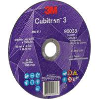 Meule &agrave; tronçonner Cubitron 3, 6" x 0,045", Type T27, C&eacute;ramique, 10 200 Tr/min Nuna Depot Inc.