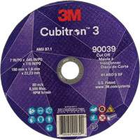 Cubitron 3 Cut-Off Wheel, 7" x 0.09", 7/8" Arbor, Type T27, Ceramic, 8500 RPM Nuna Depot Inc.
