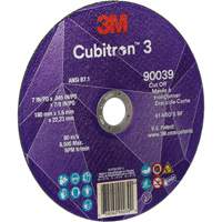 Cubitron 3 Cut-Off Wheel, 7" x 0.09", 7/8" Arbor, Type T27, Ceramic, 8500 RPM Nuna Depot Inc.
