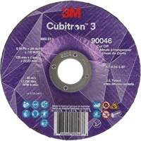 Cubitron 3 Cut-Off Wheel, 5" x 0.09", 7/8" Arbor, Type T27, Ceramic, 12250 RPM Nuna Depot Inc.
