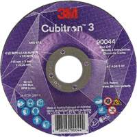 Cubitron 3 Cut-Off Wheel, 4-1/2" x 1/8", 7/8" Arbor, Type T27, Ceramic, 13300 RPM Nuna Depot Inc.