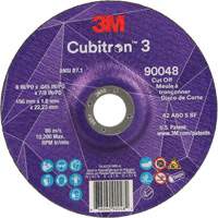 Meule &agrave; tronçonner Cubitron 3, 6" x 0,045", Arbre de 7/8", Type T27, C&eacute;ramique, 10 200 Tr/min Nuna Depot Inc.
