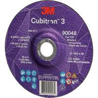 Meule &agrave; tronçonner Cubitron 3, 6" x 0,045", Arbre de 7/8", Type T27, C&eacute;ramique, 10 200 Tr/min Nuna Depot Inc.