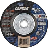 Gemini RightCut Right Angle Cut-Off Wheel, 4-1/2" x 0.045", 5/8"-11 Arbor, Type 27/42, Aluminum Oxide, 13580 RPM Nuna Depot Inc.