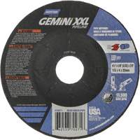 Gemini XXL Grinding & Cutting Wheel, 4-1/2" x 1/8", 7/8" Arbor, Type 27, Aluminum Oxide Nuna Depot Inc.