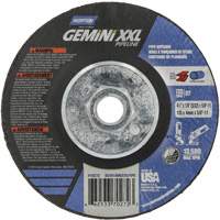 Gemini XXL Grinding & Cutting Wheel, 4-1/2" x 1/8", 5/8"-11 Arbor, Type 27, Aluminum Oxide Nuna Depot Inc.