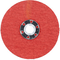 Blaze F980 Speed-Change Fastener Fiber Locking Disc, 4-1/2" Dia., 24 Grit, Ceramic Alumina Nuna Depot Inc.