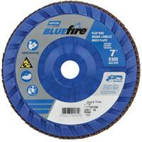 BlueFire Quick Trim Flap Disc, 7" x 7/8", Type 27, 40 Grit, Zirconia Alumina Nuna Depot Inc.
