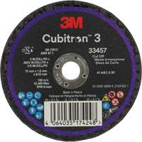 Cubitron 3 Cut-Off Wheel, 3" x 0.063", 3/8" Arbor, Ceramic Nuna Depot Inc.