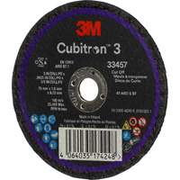 Cubitron 3 Cut-Off Wheel, 3" x 0.063", 3/8" Arbor, Ceramic Nuna Depot Inc.