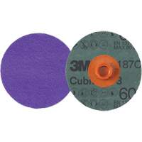 Disque en fibre Roloc Cubitron 3, 4" dia., Grain 60+, C&eacute;ramique Nuna Depot Inc.