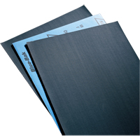 Papier abrasif en feuilles de papier - Feuilles de 9" x 11" &agrave; l'&eacute;preuve de l'eau Blue-Bak T414, 9" x 11", Grain 220, Carbure de silicium Nuna Depot Inc.