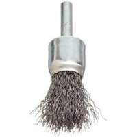 Stem Mounted Crimped Wire Brush, 3/4", 0.006" Fill, 1/4" Shank Nuna Depot Inc.