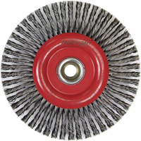 Stringer Bead Knot Wire Brush For Angle Grinders, 6" Dia., 0.02" Fill, 5/8"-11 Arbor, Steel Nuna Depot Inc.