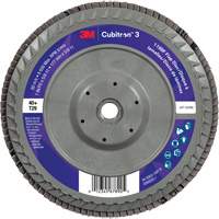 Cubitron 3 Conical  Flap Disc with Quick Change 1169F, 7" x 5/8"-11, Type T29, 40+ Grit, Ceramic Nuna Depot Inc.